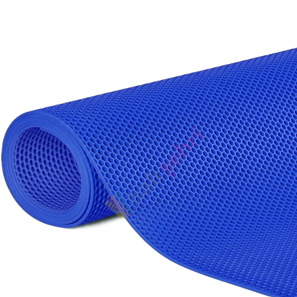 FRİGYA KARE PETEK PASPAS 4MM*90CM MAVİ